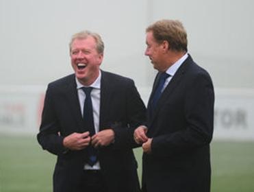 "I hope it doesn't rain at Wembley, Steve!"